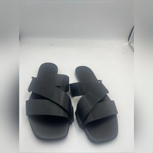 Black Strappy Sandals